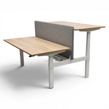 vdm. UPro elektrisch zit/sta duo bureau, 160x80cm, Overige plaatsen, Ophalen of Verzenden, Nieuw in verpakking, Bureau