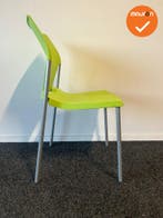 Vergader- Kantinestoel - IOKO - Groen, Zakelijke goederen, Vergader- of Presentatieruimte, Ophalen of Verzenden, Gebruikt, Stoel