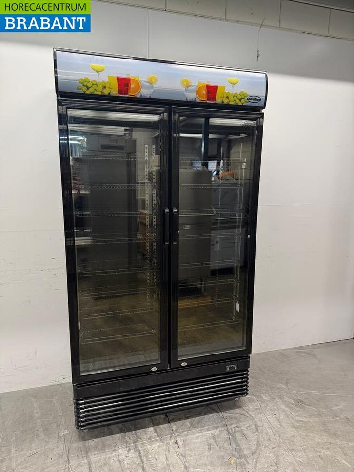 Combisteel Dubbeldeurs Glasdeurkoeling Verrijdbaar 758 liter, Zakelijke goederen, Horeca | Keukenapparatuur, Nieuw zonder verpakking