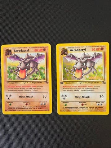 Pokémon - 2 Card - Aerodactyl, Nieuw