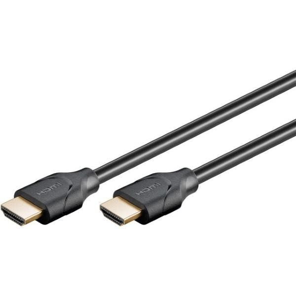 HDMI kabel 8K | Goobay | 3 meter (60Hz, HDR, Zwart), Audio, Tv en Foto, Audiokabels en Televisiekabels, Nieuw, Verzenden
