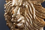 Gouden wanddecoratie WILDLIFE LION 35cm gouden metalen, Huis en Inrichting, Woonaccessoires | Overige, Ophalen of Verzenden, Nieuw