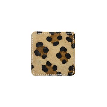 *onderzetter vierkant luipaard 9x9cm*, Verzenden, Nieuw