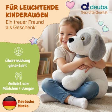 Knuffel hond - 58cm (Knuffels, Speelgoed, Recreatie), Verzenden, Nieuw