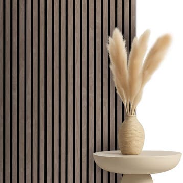 Akoestische panelen  280 x 60 x 2.4 cm - Eiken Walnoot, Ophalen of Verzenden, Nieuw, Overige materialen, 20 tot 50 mm
