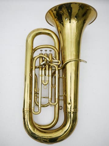 Bes Bas Besson New Standard gelakt 3 ventielen Gecompenseerd, Muziek en Instrumenten, Ophalen of Verzenden, Gebruikt