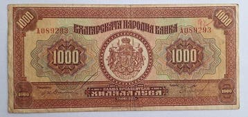 Bulgarije. - 1000 Leva 1922 - Pick 40a