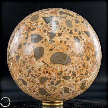 Natuurlijke luipaardjaspis Sphere- 2181.52 g