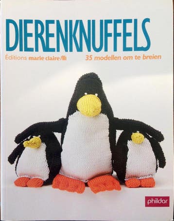 Dierenknuffels 35 modellen om te breien - Phildar Marie, Verzenden, Zo goed als nieuw, Phildar Marie Claire