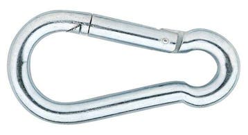 OUTLET DX® Karabijnhaak C-DIN 5299 120x11 mm verzinkt, Doe-het-zelf en Verbouw, IJzerwaren en Bevestigingsmiddelen, Ophalen of Verzenden