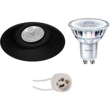 GU10 Inbouwspot Set - Mat Zwart - Inbouw Rond - Trimless -, Ophalen of Verzenden, Nieuw, Overige fittingen, Plafondspot of Wandspot