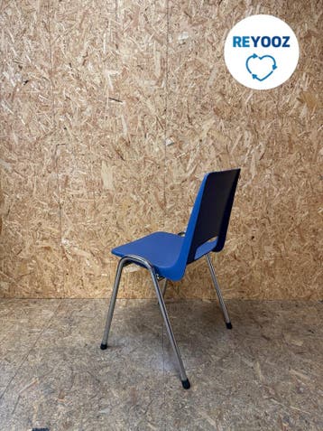 kantinestoel - blauw - tweedehands, Zakelijke goederen, Nieuw in verpakking