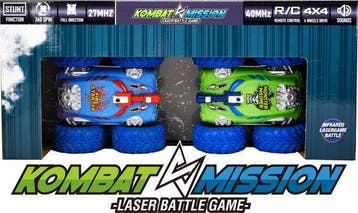 Gear2Play RC KOMBAT MISSION -Lasergame Battle - 2 autos, 2, Ophalen of Verzenden, Gebruikt