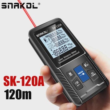 Digitale Laser Afstandsmeter 40m-120m - Precisie Meetlint me, Verzenden, Nieuw