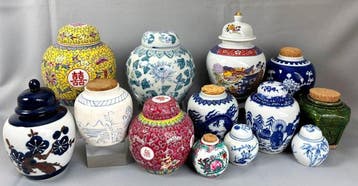 Div. fabr. - Gemberpot (13) - Porselein, Aardewerk -