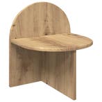 vidaXL Nachtkastje Artisanaal eiken 40 x 35,5 x 45,5 cm, Minder dan 45 cm, Verzenden, Nieuw, Minder dan 55 cm