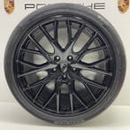 Porsche Panamera (971) 21inch SportDesign zwart met banden, Auto-onderdelen, Banden en Velgen, Ophalen, Gebruikt, Banden en Velgen