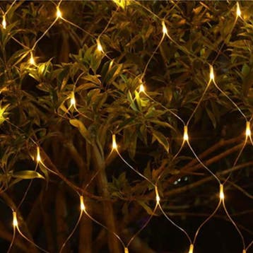 Solar lichtnet Dasher met 8 lichtstanden - 3 x 2 meter, Zonne-energie, Kunststof, Verzenden, Minder dan 50 watt