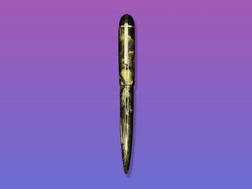 Wahl-Eversharp - Skyline Striped Celluloid Green/Gold - 14K, Nieuw