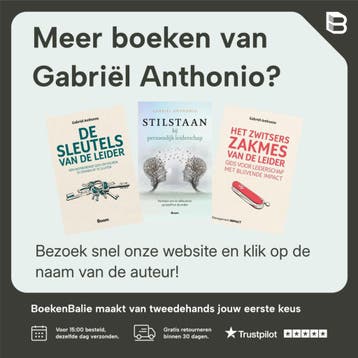 The Swiss Army Knife for Leaders 9789462763272, Verzenden, Zo goed als nieuw, Gabriël Anthonio