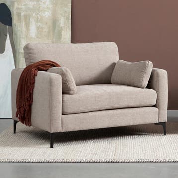 *WOONWINKEL* Fauteuil Beige Stof, Verzenden, Nieuw, Stof