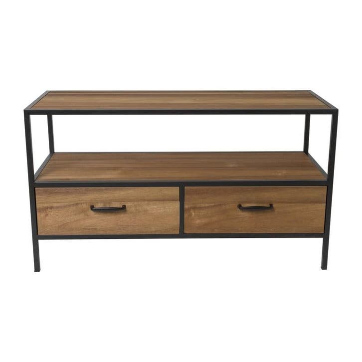 Tv meubel Charlie met 2 laden - 50x90x35 cm, Huis en Inrichting, Kasten | Televisiemeubels, Verzenden