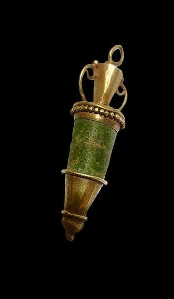 Laat-Romeins / Vroeg-Byzantijns Goud Gouden hanger voor het
