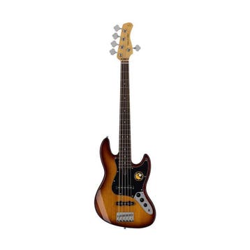 Sire V3P 5/TS Marcus Miller 5-Snarige Basgitaar Tobacco, Ophalen of Verzenden, Nieuw