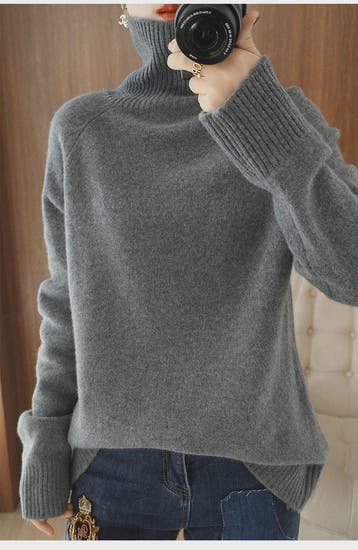 Dames 100% Kasjmier Coltrui - Dikke, Losse Pullover voor Her, Kleding | Dames, Verzenden, Nieuw