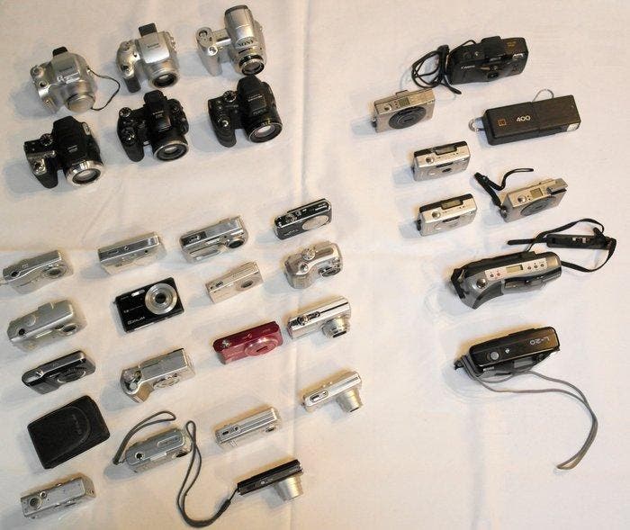 Samsung Fujifilm Kodak Panasonic Sanyo Canon Nikon Pentax, Audio, Tv en Foto, Fotocamera's Digitaal