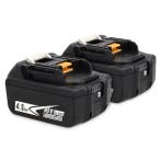 Startset: 2x Makita BL1840B / 18V LXT, 123accu huismerk, Verzenden, Nieuw