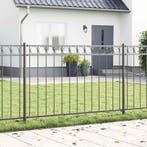 vidaXL Hecelement ASSEN Grijs 170 x 130 cm Staal, Tuin en Terras, Schuttingen, Verzenden, Nieuw, IJzer