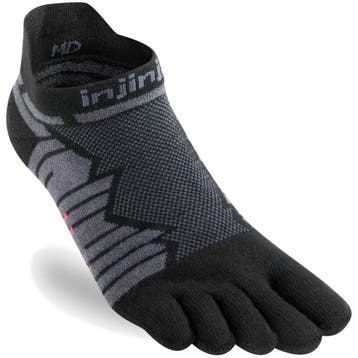 Injinji Ultra Run No-show teensokken  Zwart - 44-47, Verzenden, Nieuw, Kleding