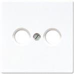 Jung LS990 centraalplaat CAI alpinwit (hagelwit) LS990TVWW, Nieuw, Stopcontact