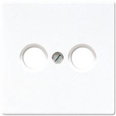 Jung LS990 centraalplaat CAI alpinwit (hagelwit) LS990TVWW, Nieuw, Stopcontact