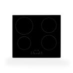 Montpellier MINH59 Inductie-kookplaat 59 cm Zwart, Nieuw, Inbouw, Inductie, 4 kookzones