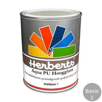 Herberts Aqua PU Hoogglans, Verzenden, Nieuw