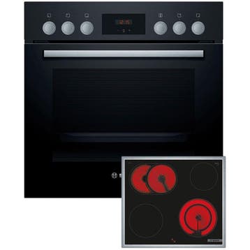 Bosch Hef113bb0 + nkn645ga2e - Inbouwset oven en kookplaat -, Witgoed en Apparatuur, Ophalen of Verzenden, Nieuw