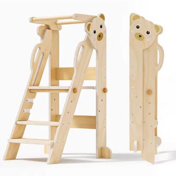 Opvouwbare Montessori Leertoren met Veiligheidsreling, Verzenden, Nieuw
