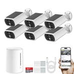 Beveiligingscamera pakket  6x Solar camera  Draadloos, Ophalen of Verzenden, Nieuw