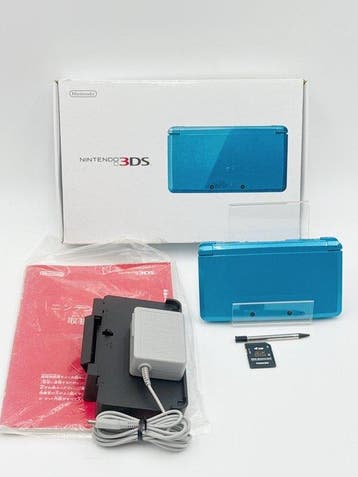 Nintendo - Nintendo 3DS Aqua Blue CIB Console with Box, Nieuw