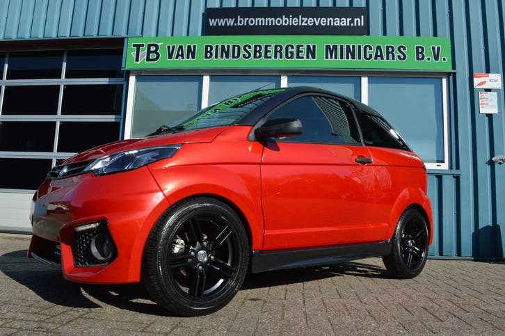 Aixam Brommobiel Coupe GTI | Microcar - Ligier - Scootmobiel, Auto's, Gebruikt, Met garantie (alle), Leder, Diesel