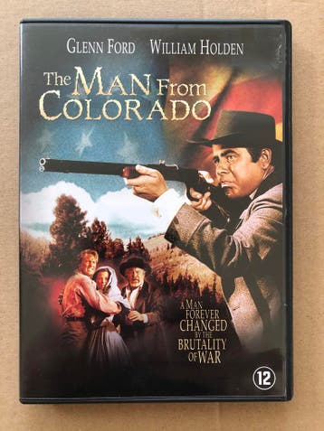Klassieke Western - The Man from Colorado - 1949 nieuwstaat, Vanaf 12 jaar, Ophalen of Verzenden, 1940 tot 1960, Zo goed als nieuw