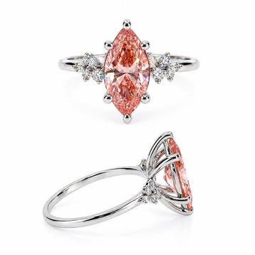 Zonder minimumprijs - Ring - 14 karaat Witgoud - 1.70ct. tw., Nieuw