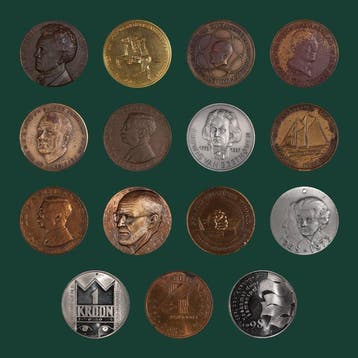 Europa. 15 Historical Medals Willem Mengelberg, Beethoven,