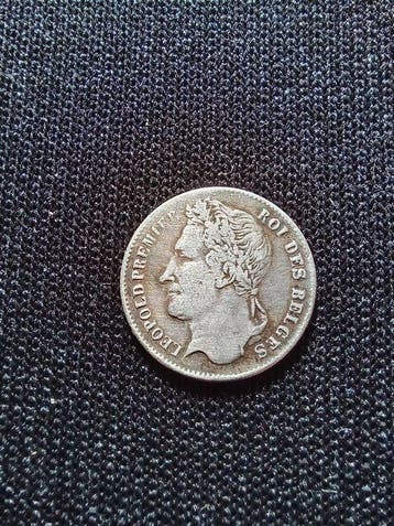 België. Leopold I. 1/4 Franc 1834 (Zonder minimumprijs)