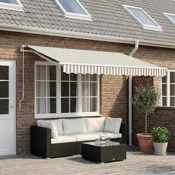 vidaXL Vervangend zonneschermdoek voor 4x3 m, Tuin en Terras, Zonneschermen, Verzenden, Nieuw