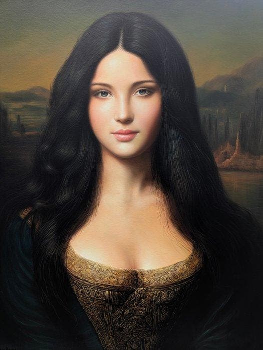 Wilhem von Kalisz (XX-XXI) - Beauty as the Language of, Antiek en Kunst, Kunst | Schilderijen | Modern