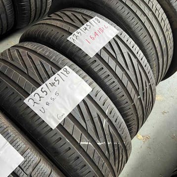 2 x Uniroyal RainSport 5 225-45-18 Zomerbanden 6mm, 18 inch, Gebruikt, Ophalen of Verzenden, Band(en)