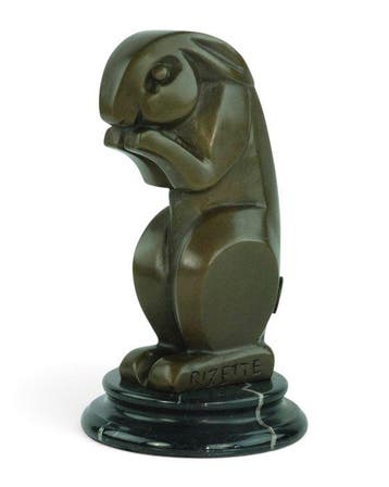 André Bizette-Lindet (1906-1998) - after - sculptuur, Rabbit